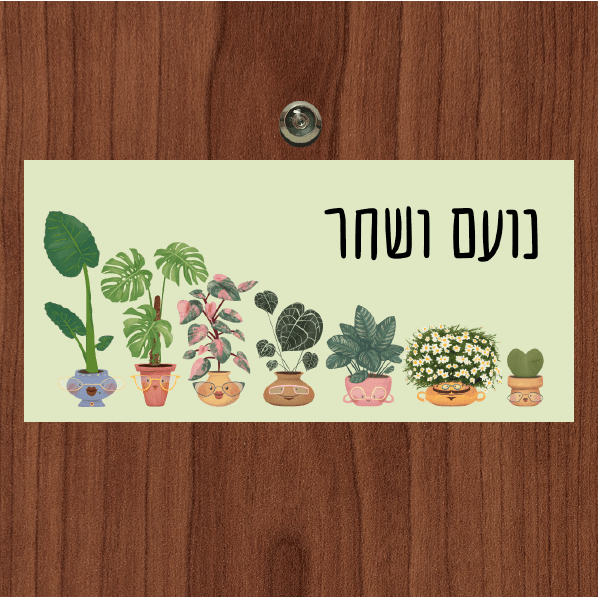 שלט מגנטי לדלת
