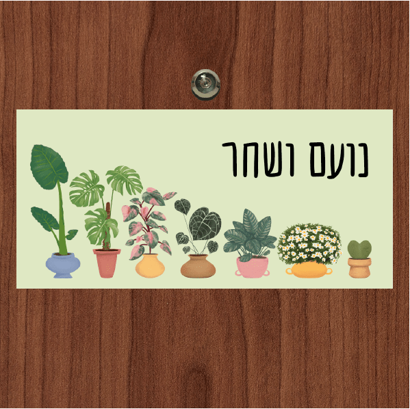 שלט מגנטי לדלת