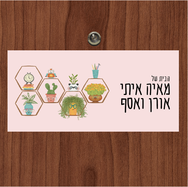 שלט מגנטי לדלת