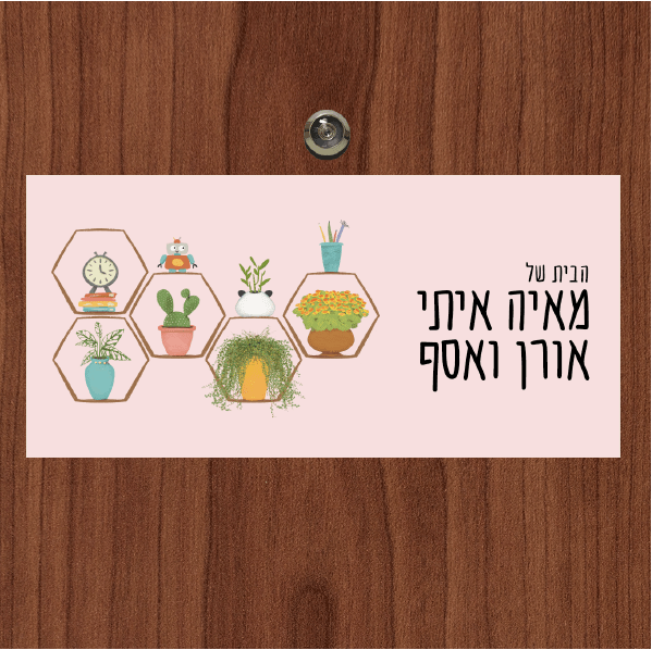 שלט מגנטי לדלת