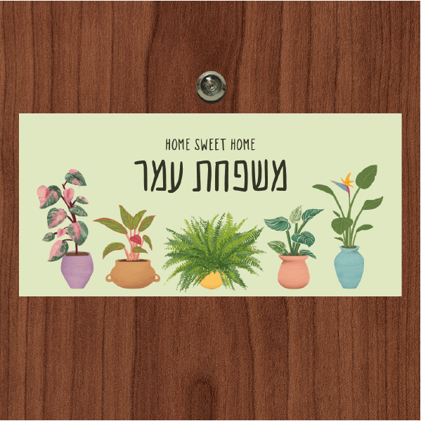 שלט מגנטי לדלת